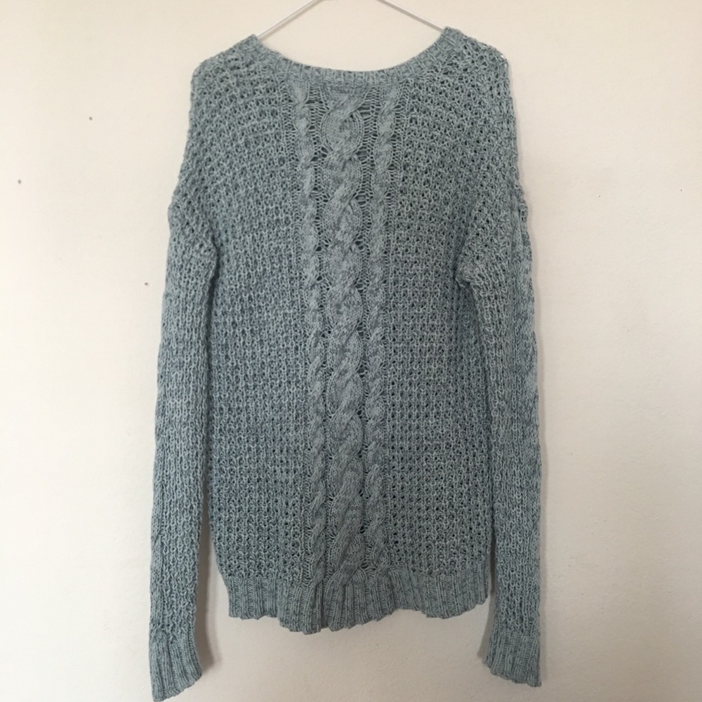 LA Hearts Pacsun teal sweater